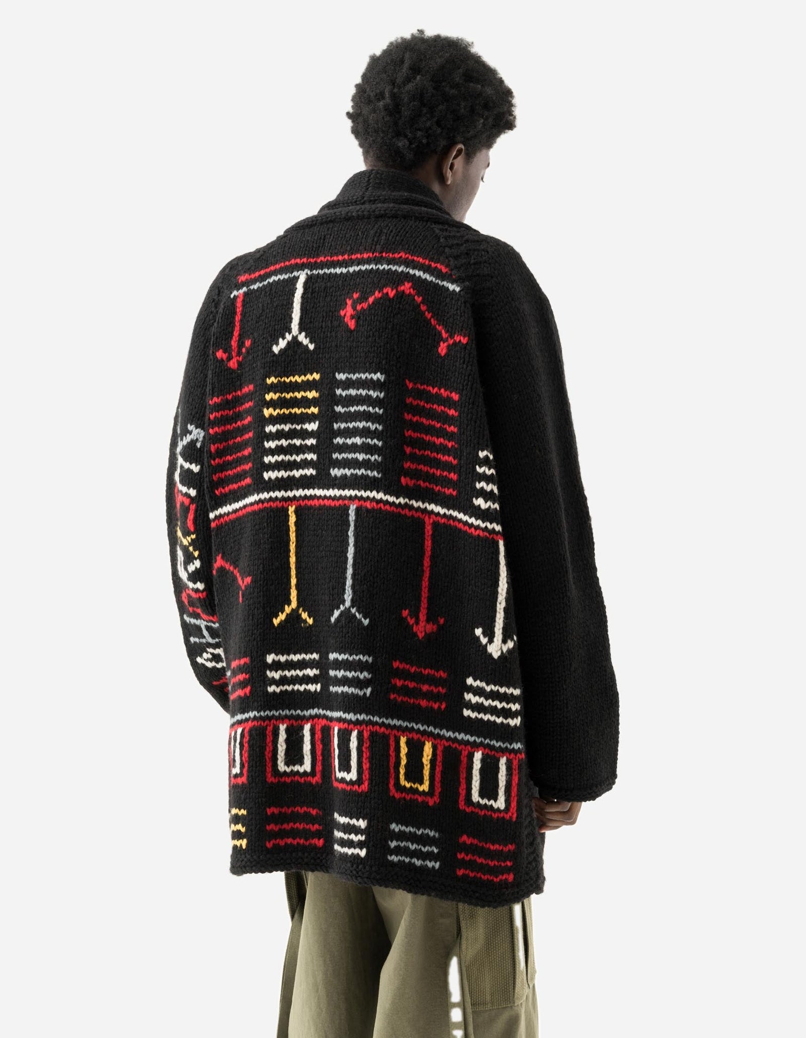 2217 Kanata Hand Knitted Cardigan Black