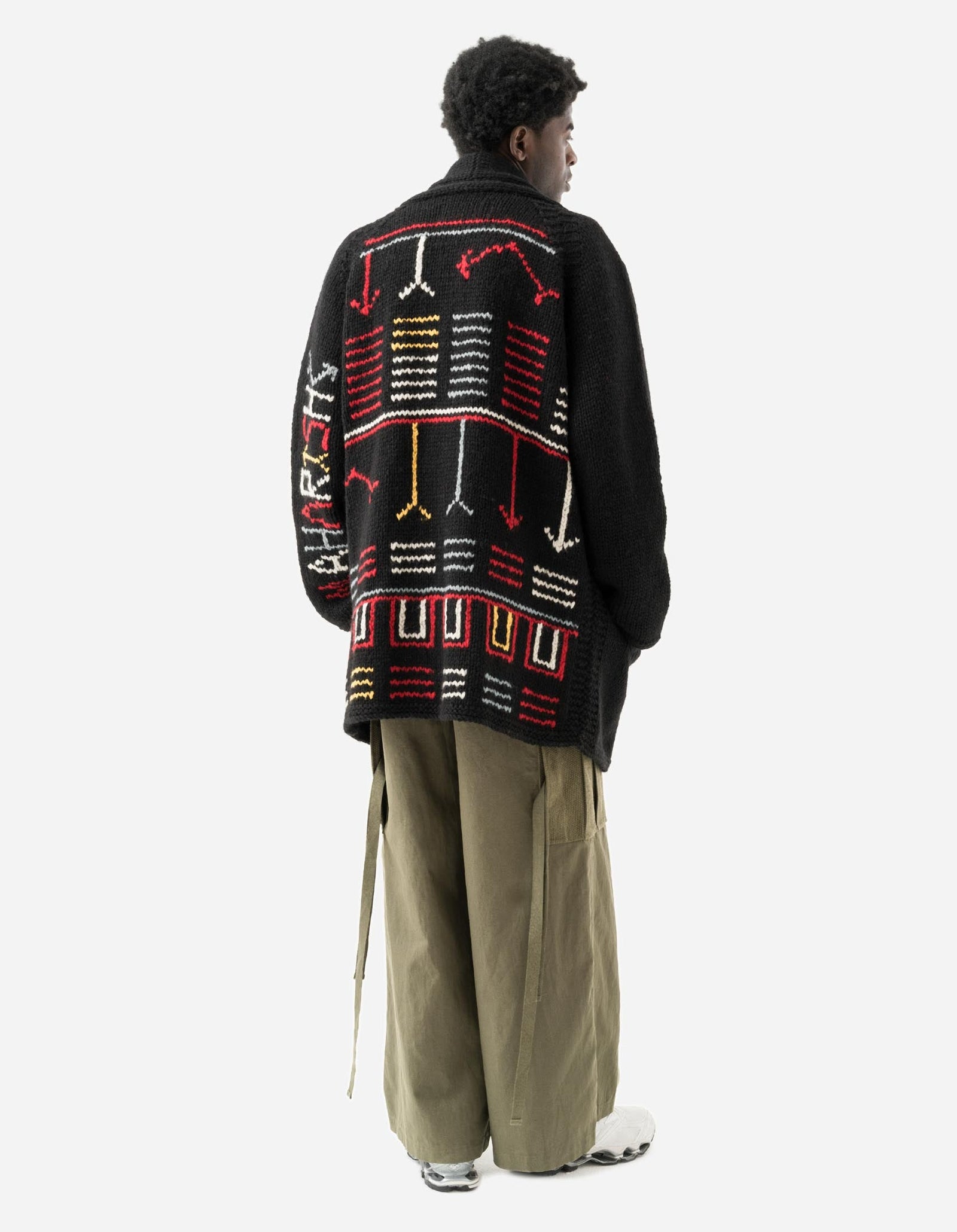 2217 Kanata Hand Knitted Cardigan Black