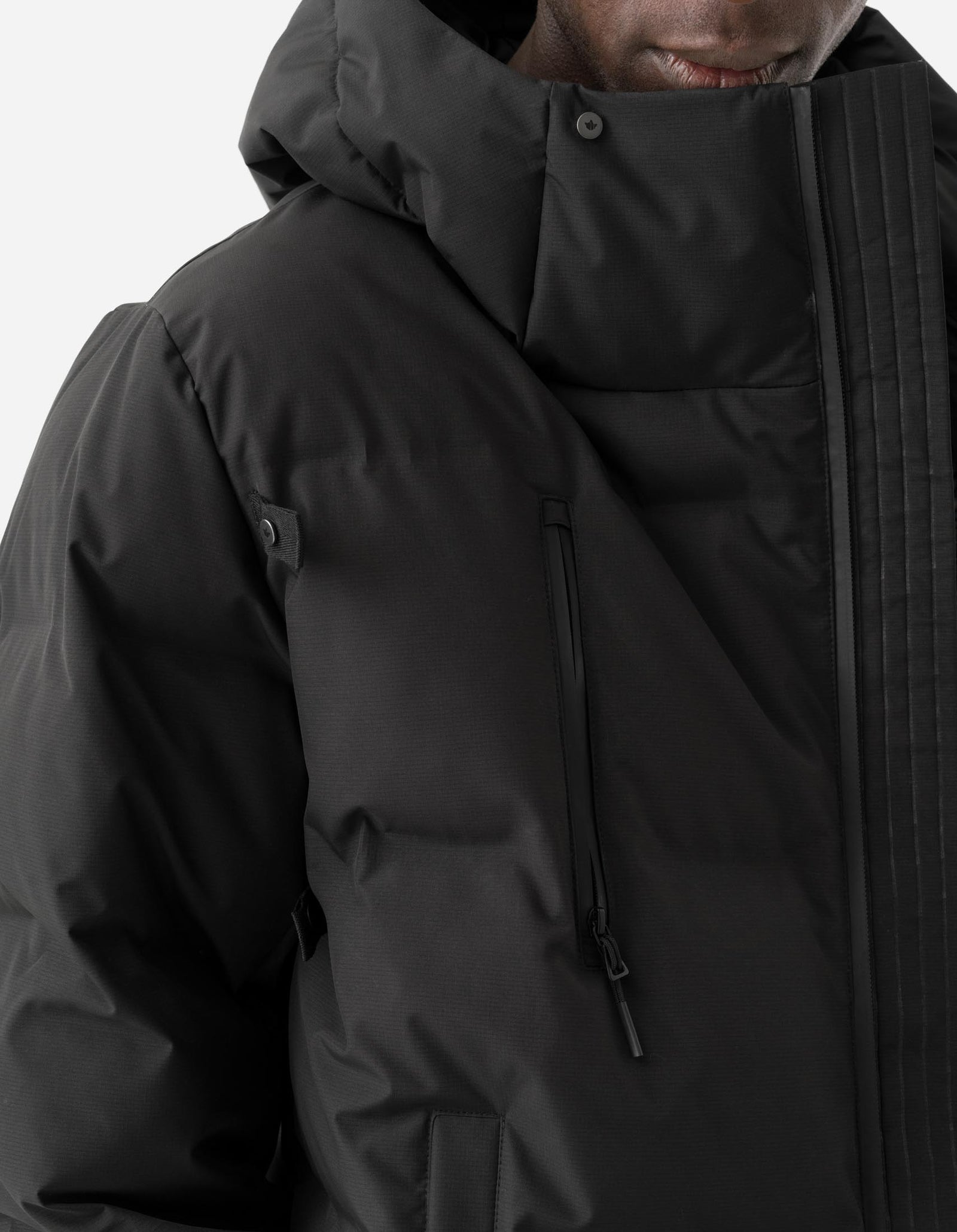 2218 Primaloft® Padded Tech Monk Jacket Black