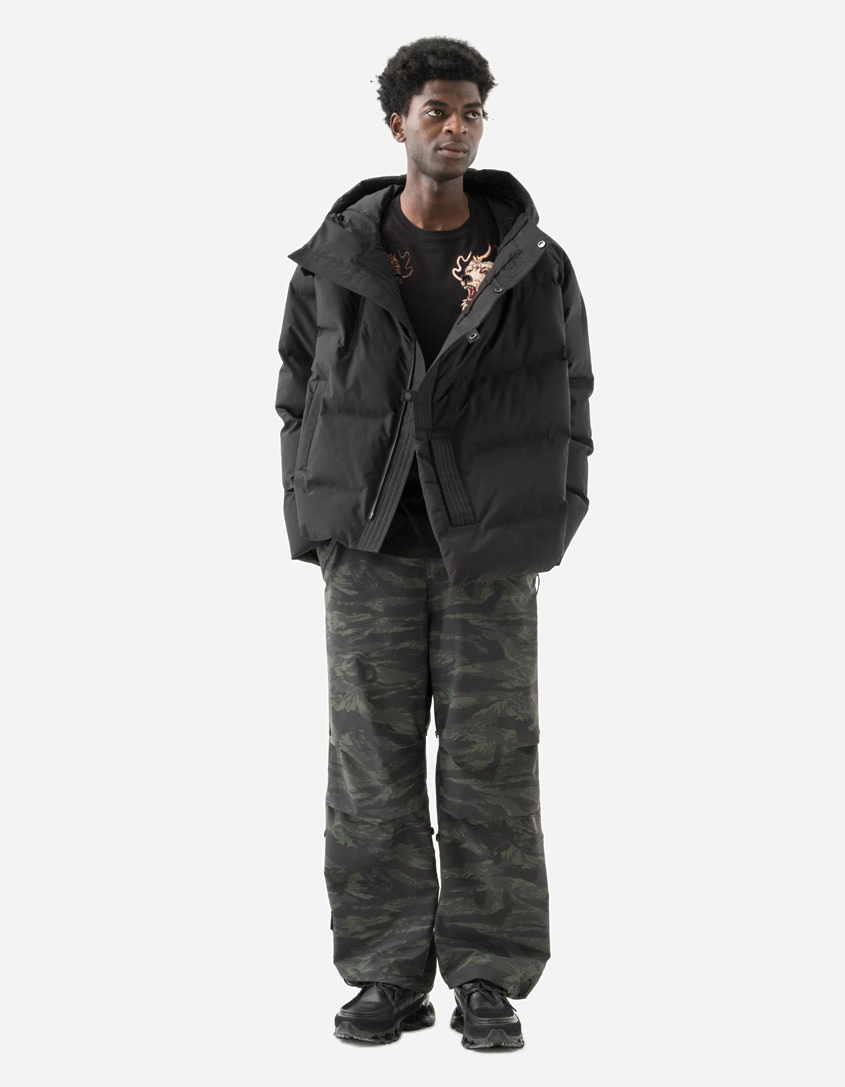 monzee モンジー Luxury Wool Fleece ブラックMサイズ monzeeロゴ スニード ブラック