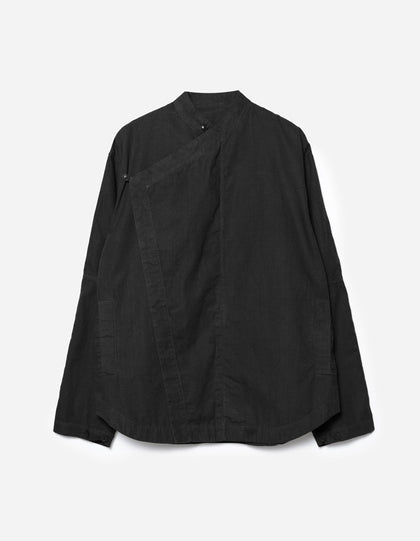 7080 Asym Hanbok L/S Shirt Black