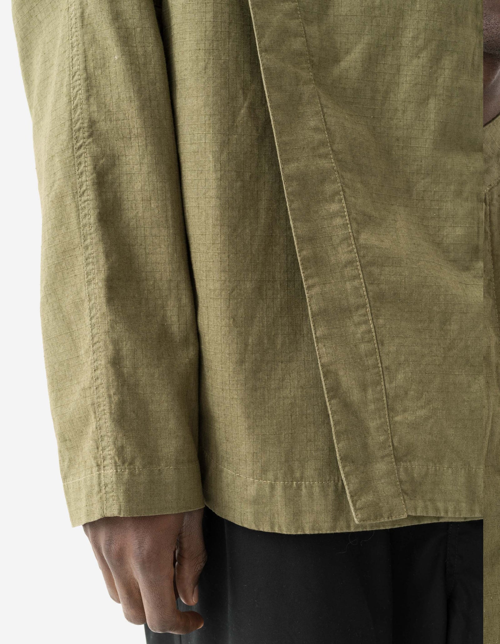 7080 Asym Hanbok L/S Shirt Olive OG-107F