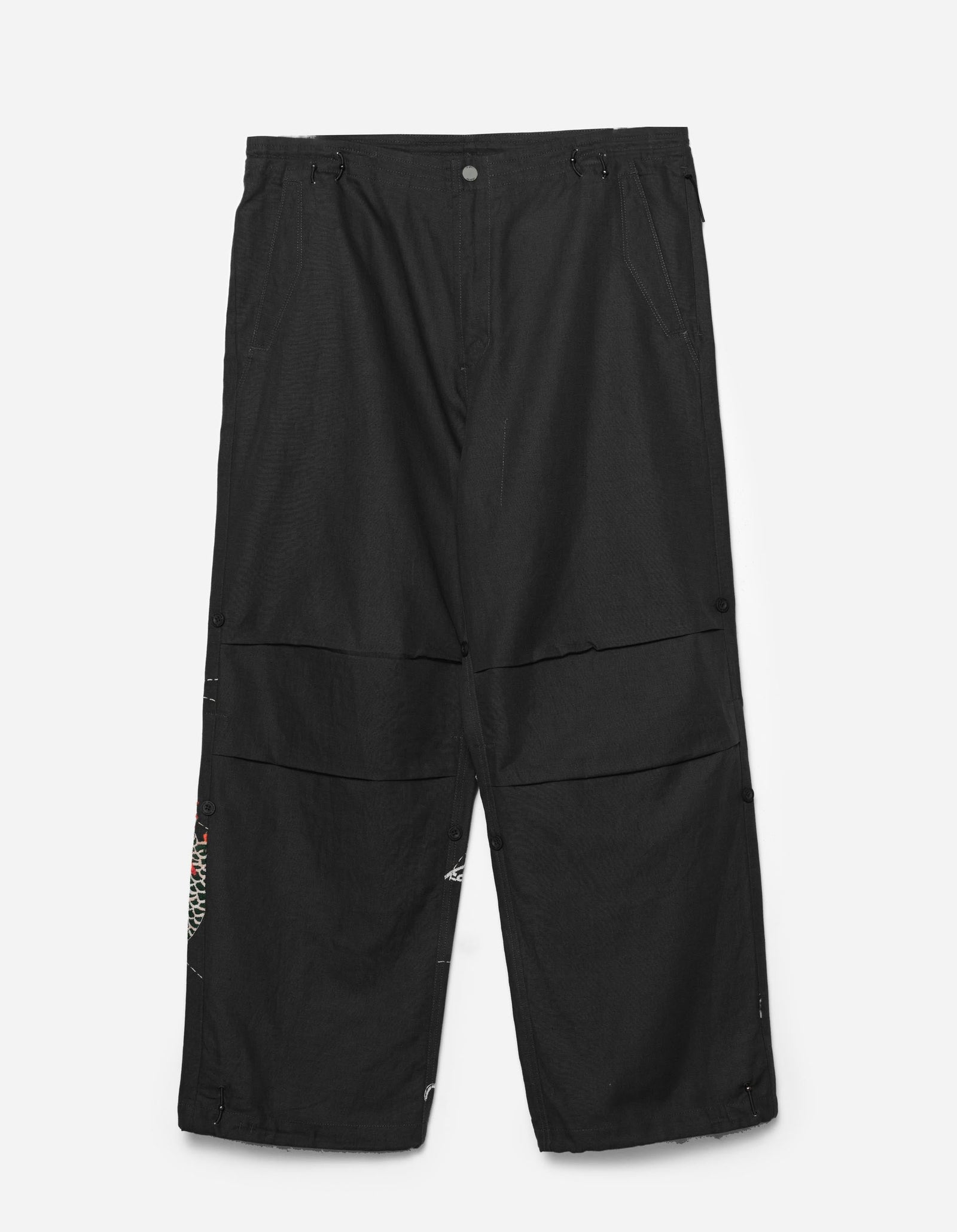 7087 The Bering Strait Embroidered Loose Snopants® Black