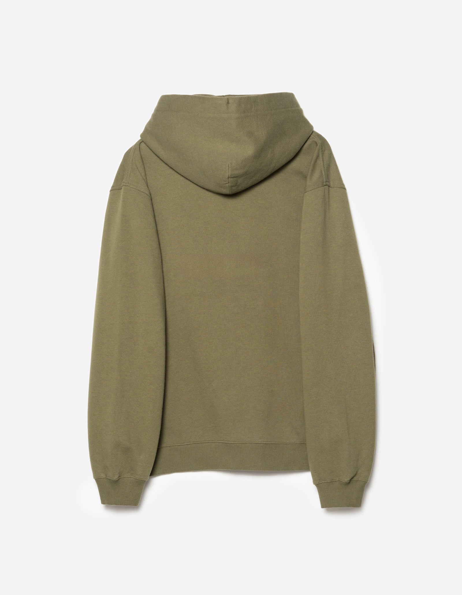 7088 Bering Strait Map Embroidered Hooded Sweat Olive OG-107F