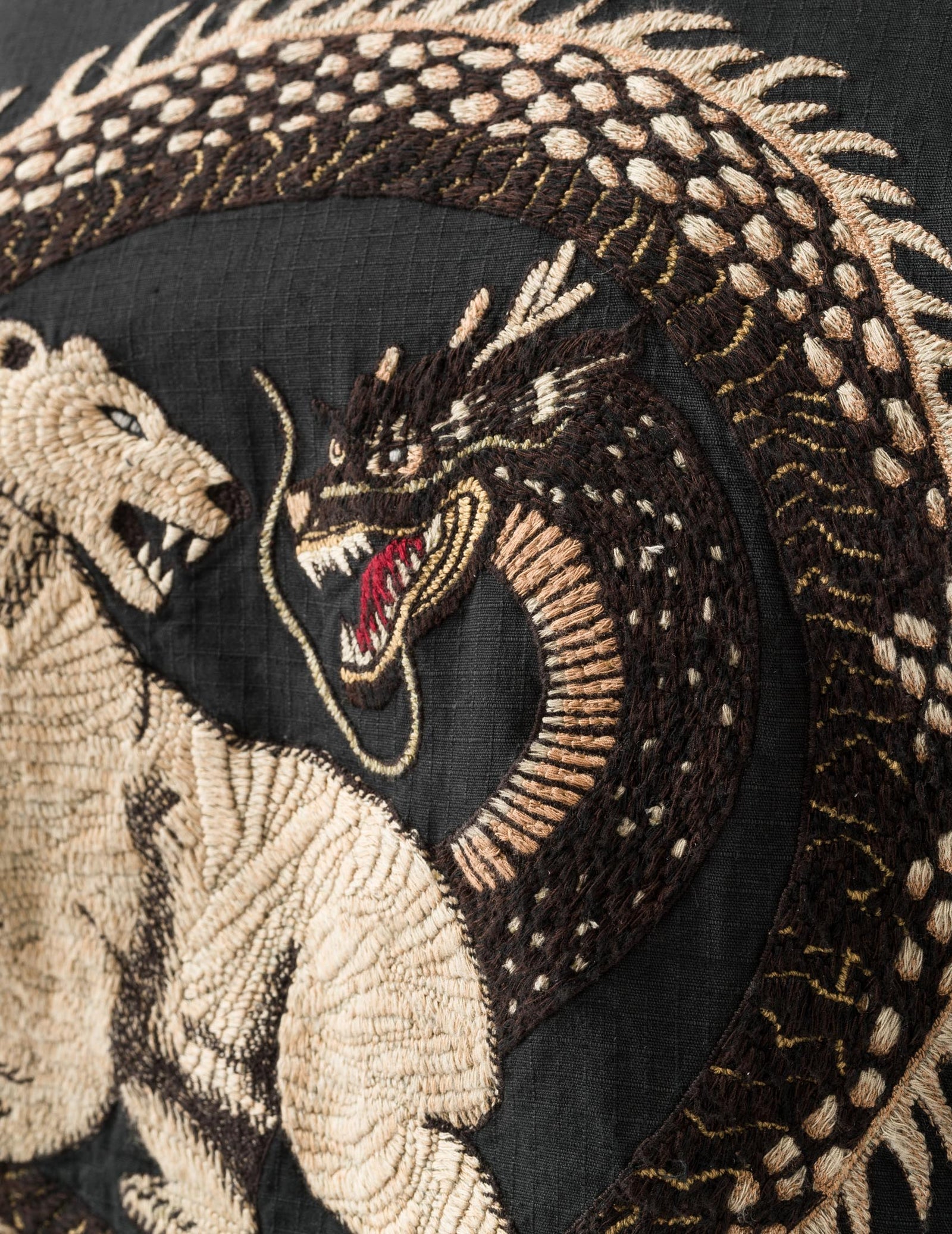 7089 Bering Strait Embroidered L/S Camp Collar Shirt Black