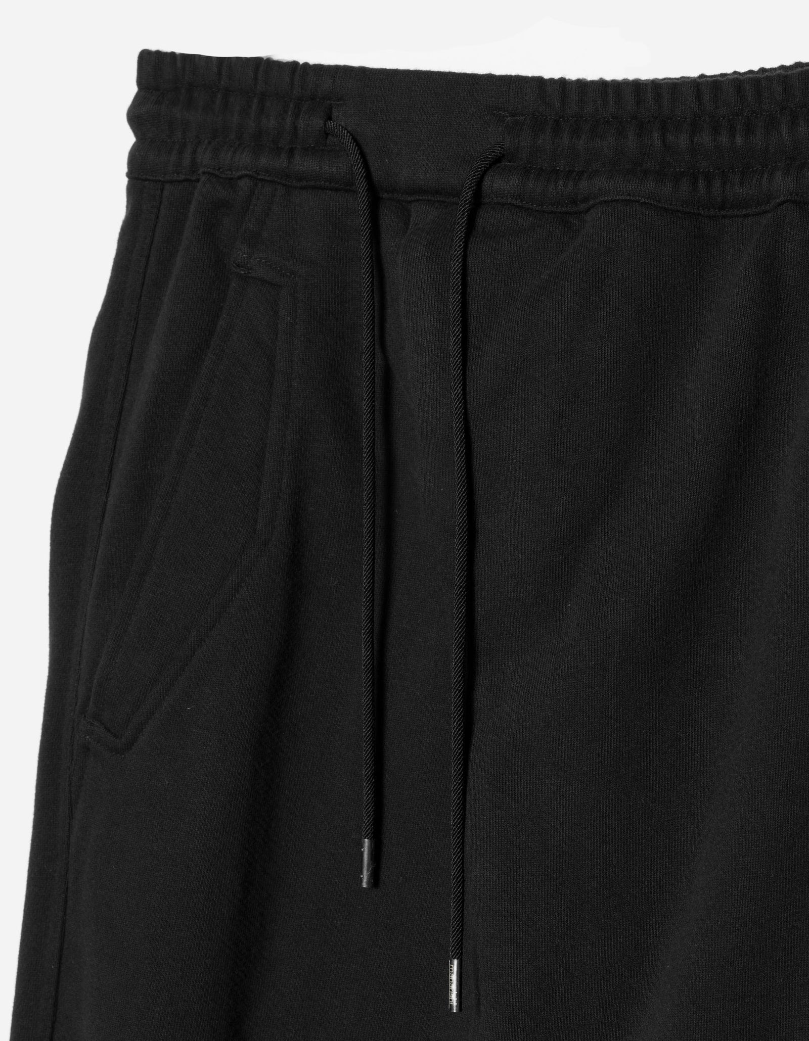 7091 Bering Strait Embroidered Asym Sweatpants Black