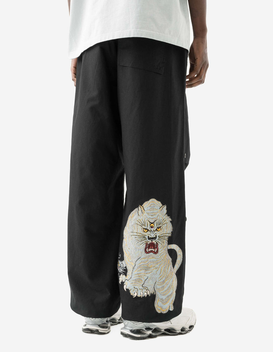 7094 Sno Panters Embroidered Loose Snopant® Black