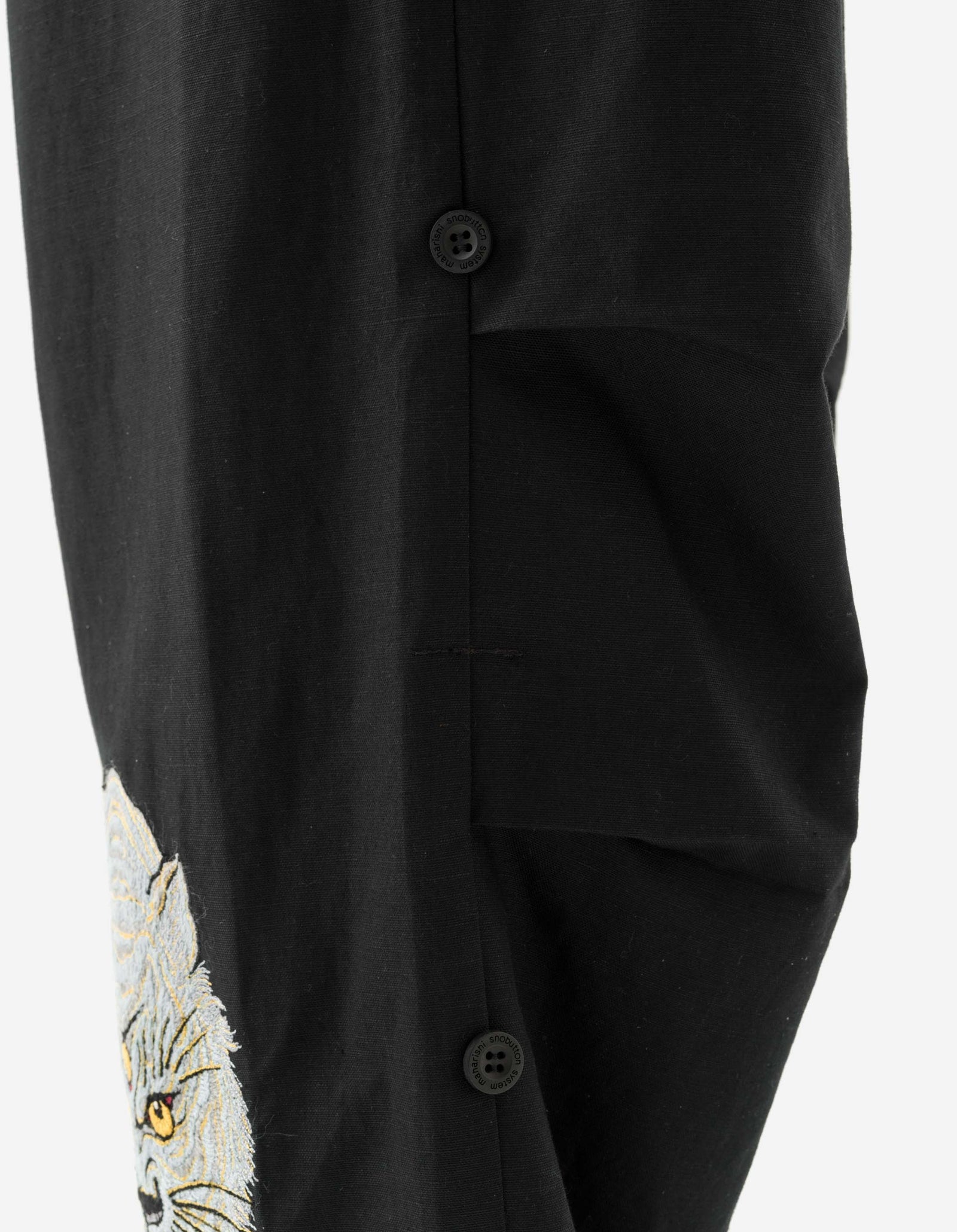 7094 Sno Panters Embroidered Loose Snopant® Black