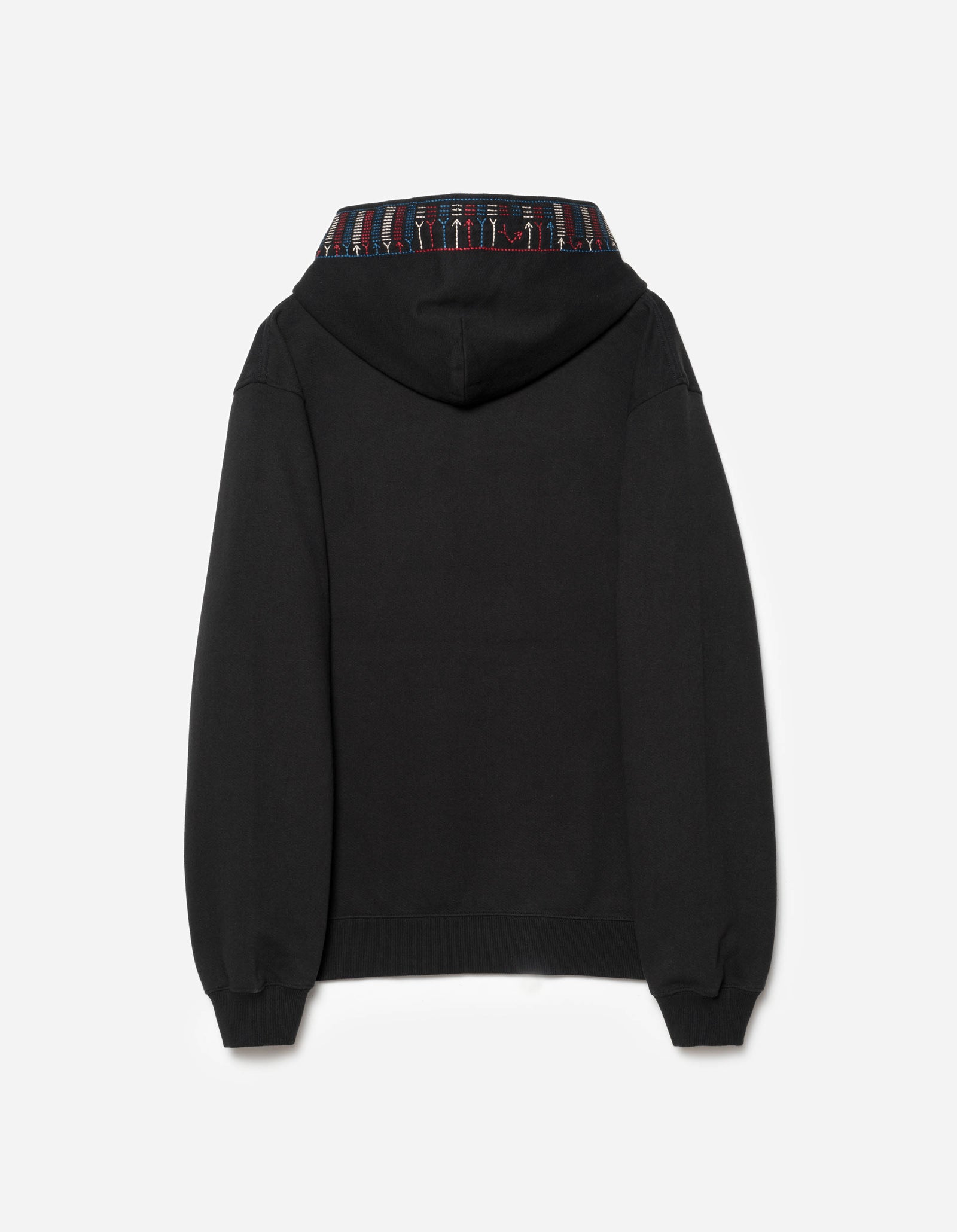 7095 Alaskan Hill Tribe Embroidered Hooded Sweat Black