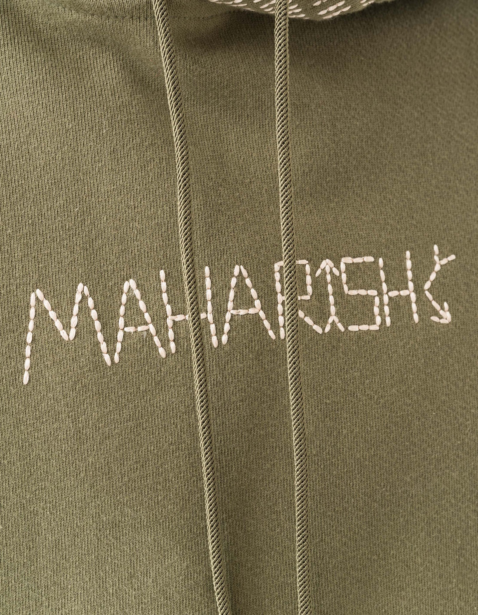 7095 Alaskan Hilltribe Embroidered Hooded Sweat Olive OG-107F