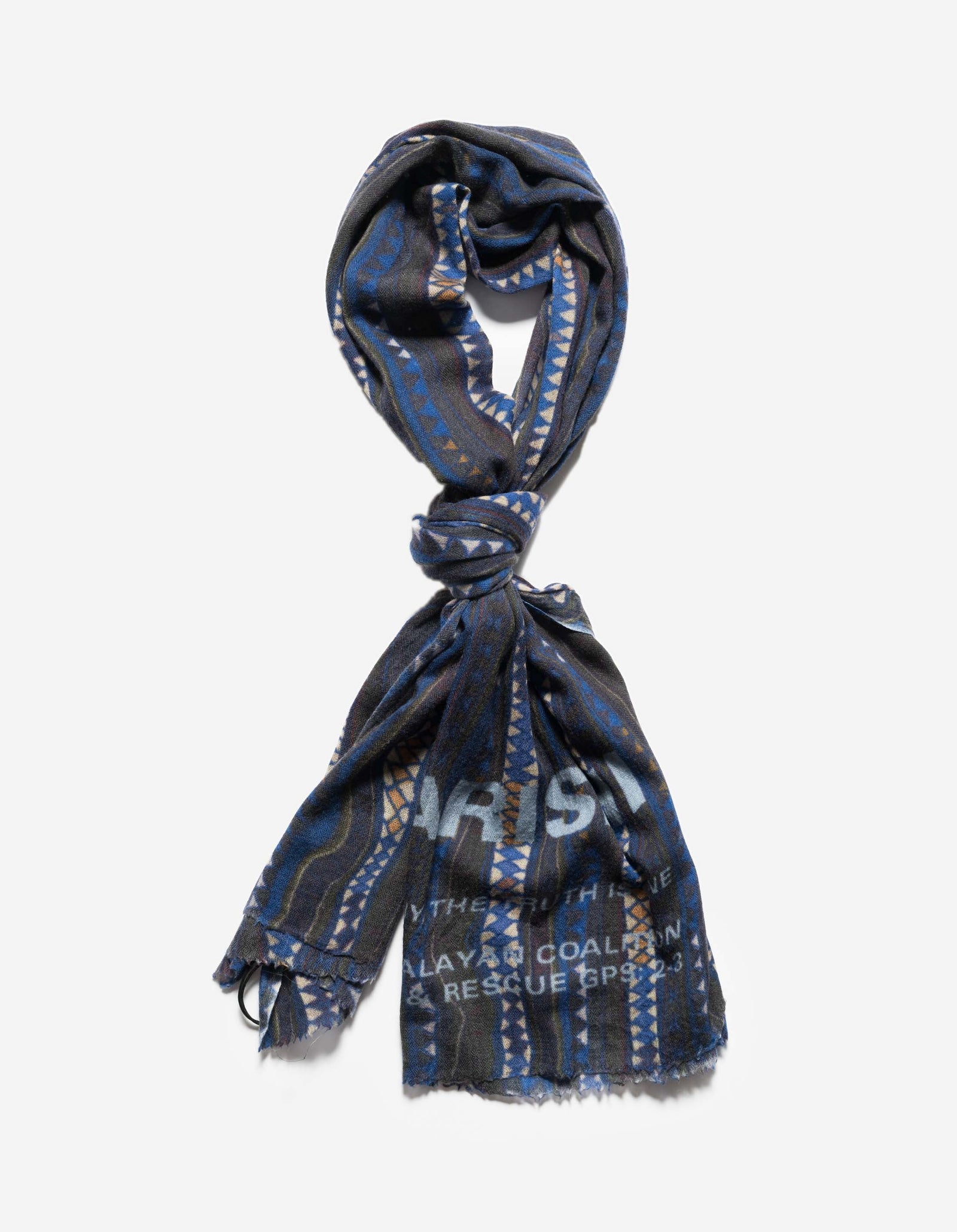 7103 Hill Tribe Pashmina Navy