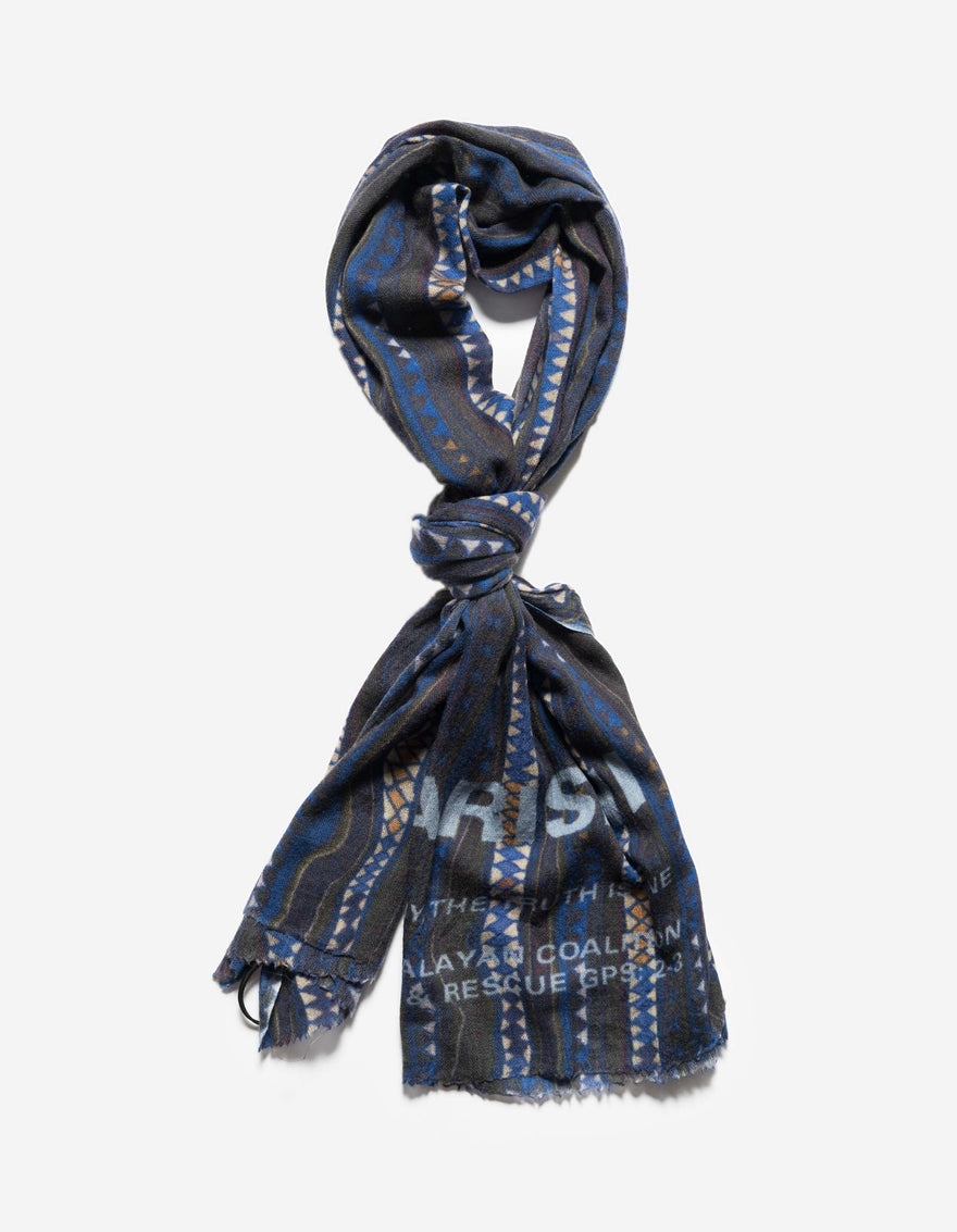 7103 Hill Tribe Pashmina Navy