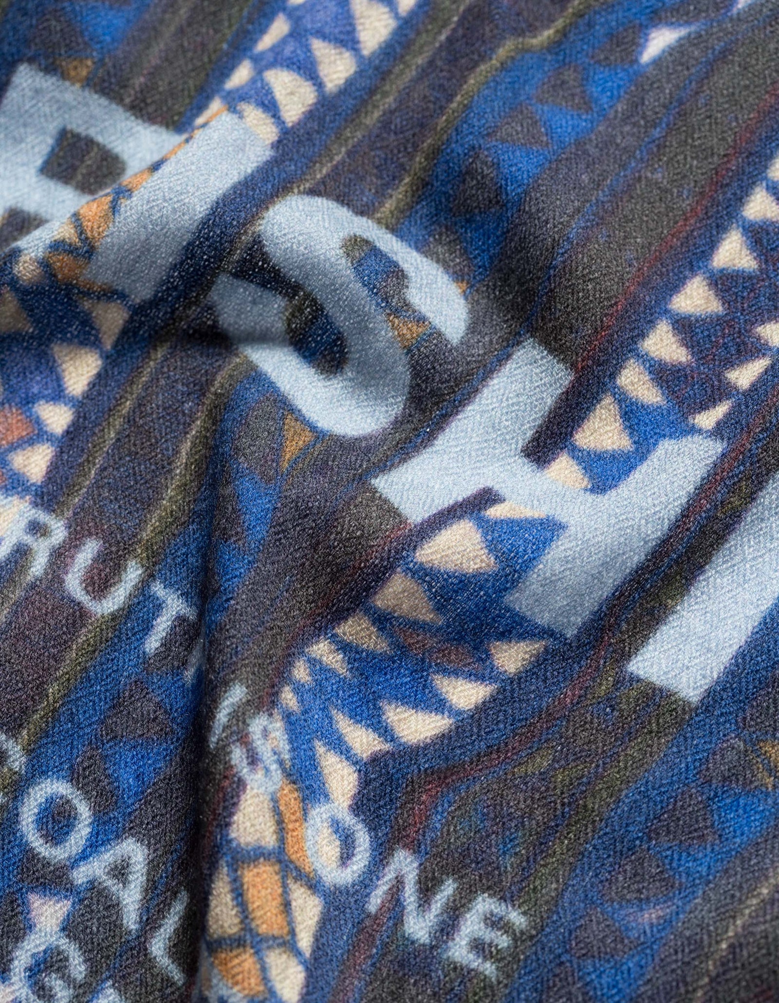7103 Hill Tribe Pashmina Navy