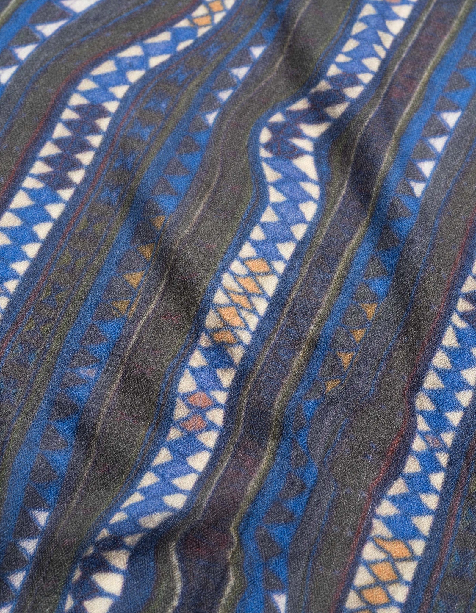 7103 Hill Tribe Pashmina Navy