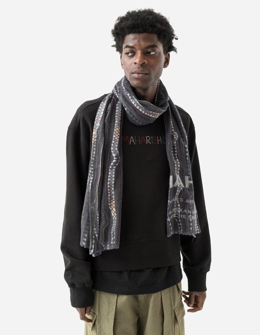 7103 Hill Tribe Pashmina Navy