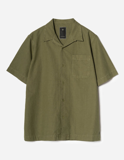 7105 Hemp Camp Collar Shirt Olive OG-107F
