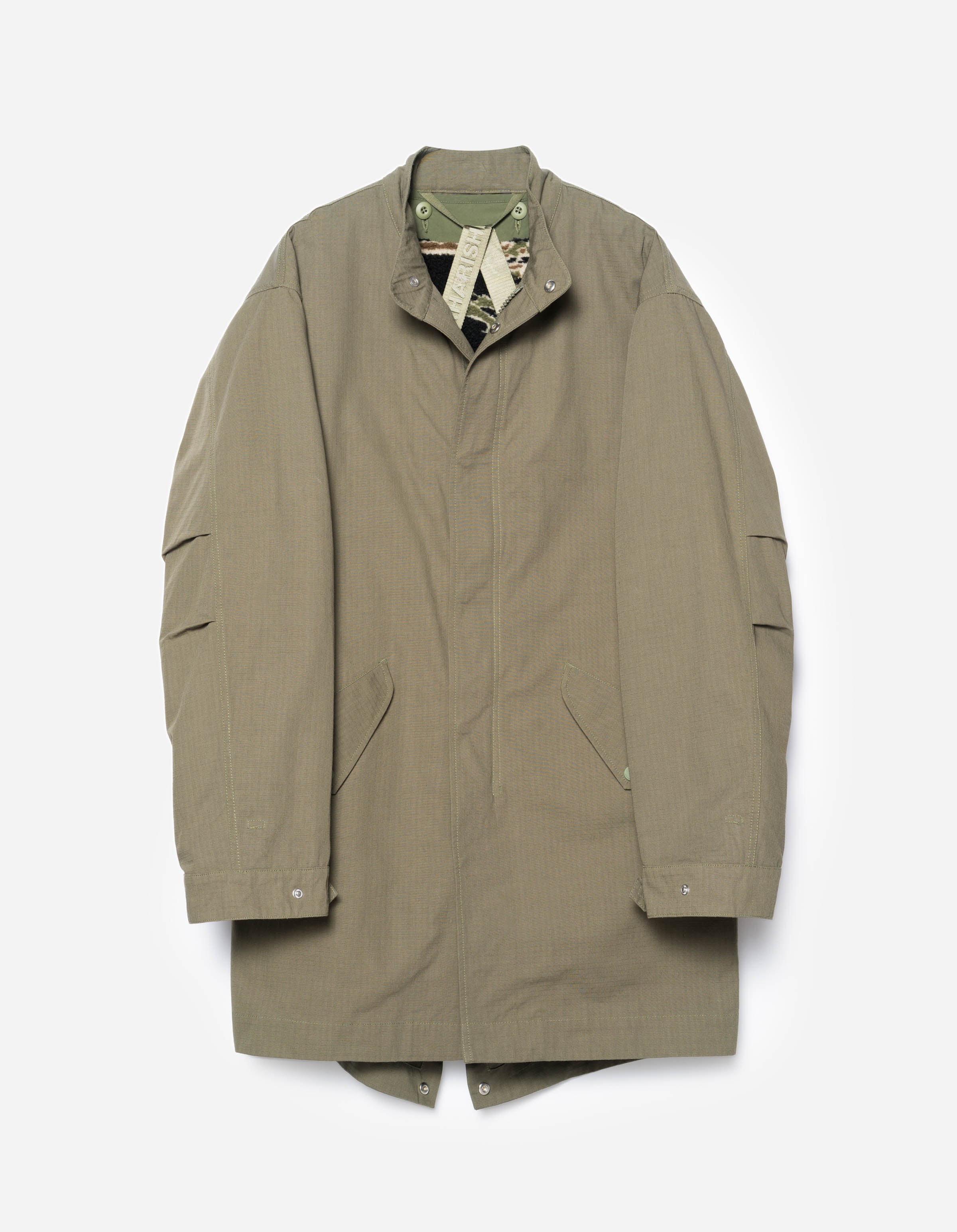 7107 ECWS Cordura® Fishtail Parka + Liner Olive – Maharishi