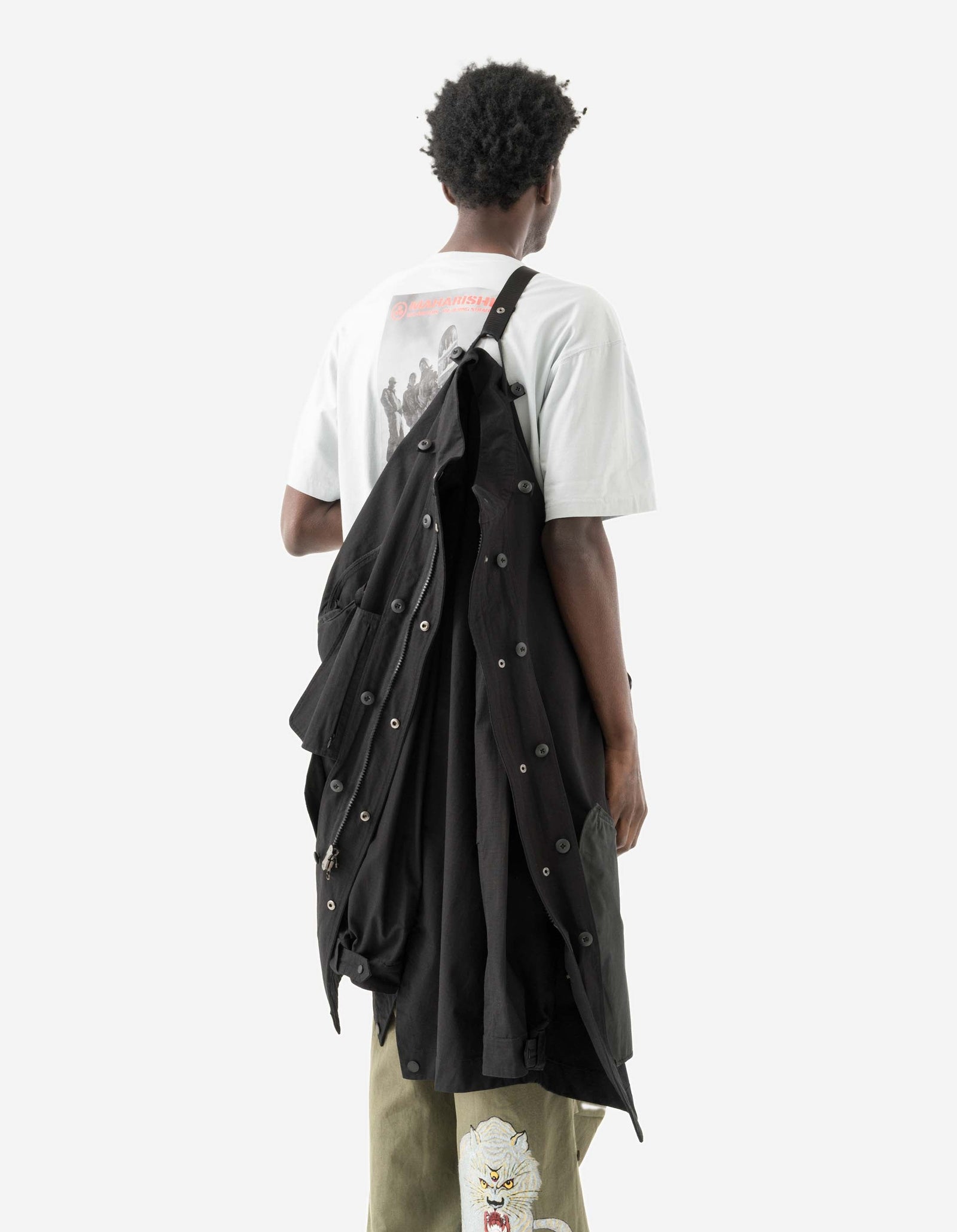 7107 ECWS Cordura® Fishtail Parka + Liner Black