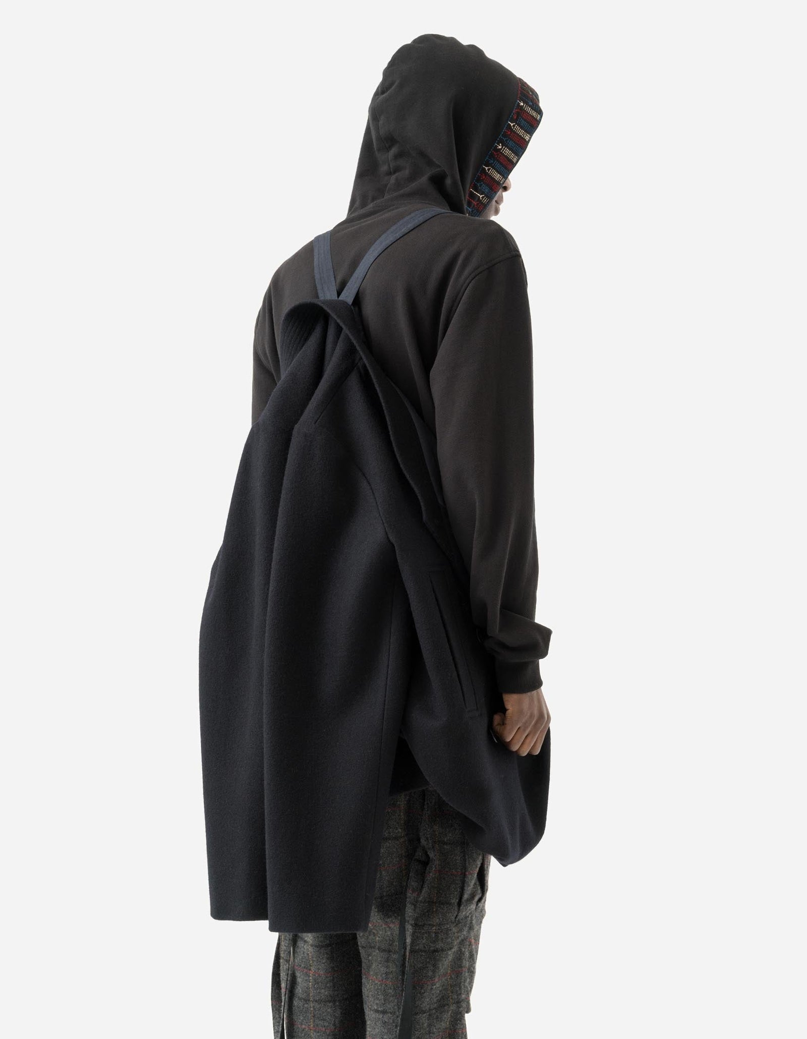 7109 Hanbok Pea Coat Navy