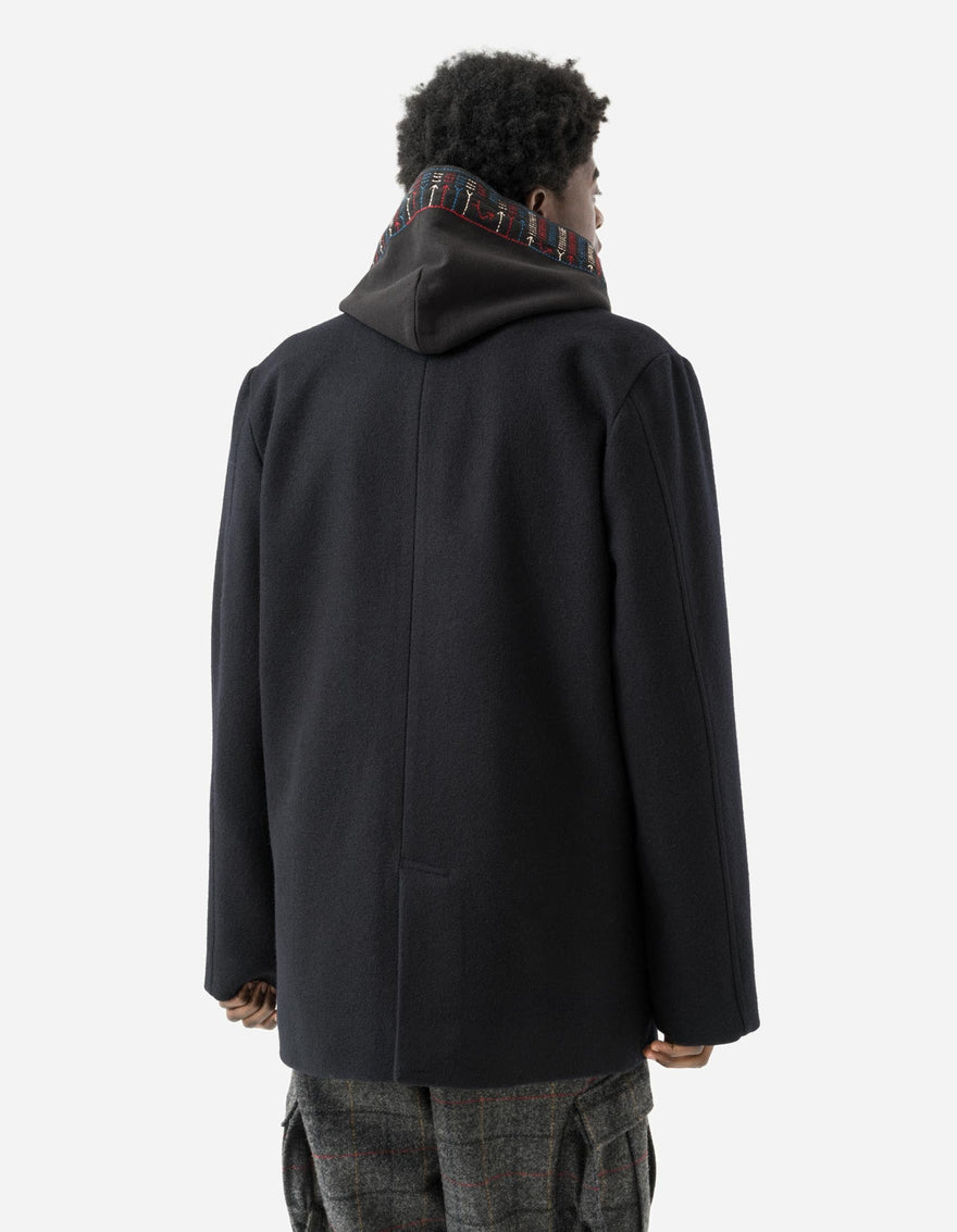 7109 Hanbok Pea Coat Navy