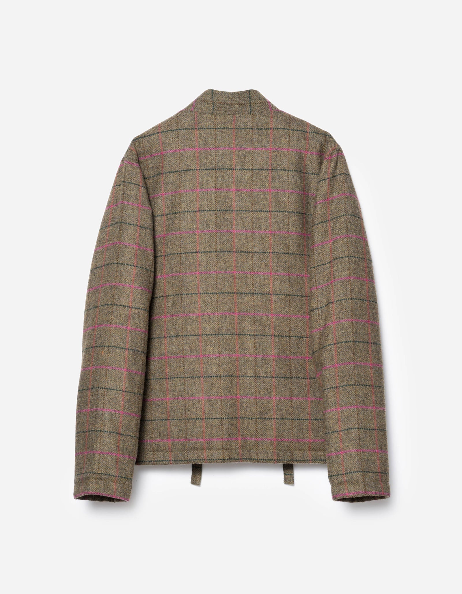 7157 Wool MA Kimono Olive/Pink