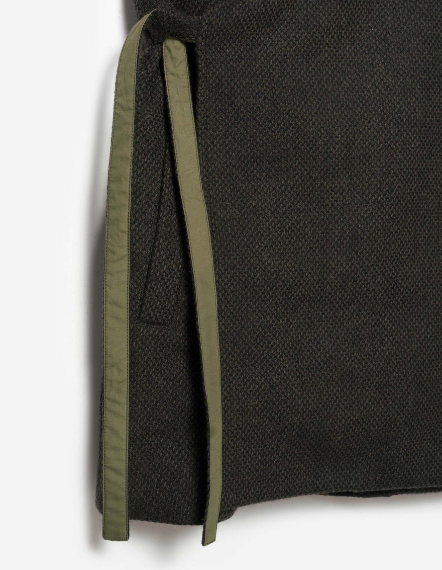7123 Recycled Wool Kimono Blazer Olive