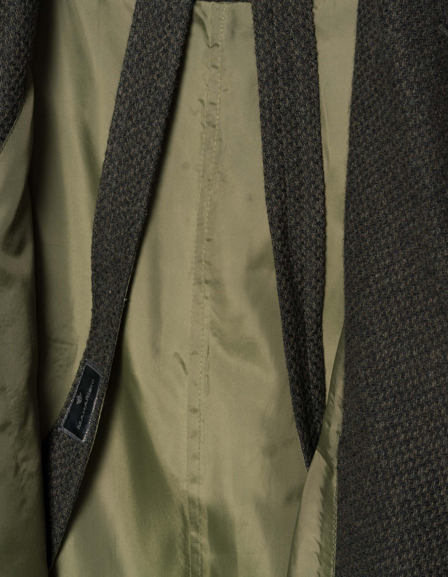 7123 Recycled Wool Kimono Blazer Olive