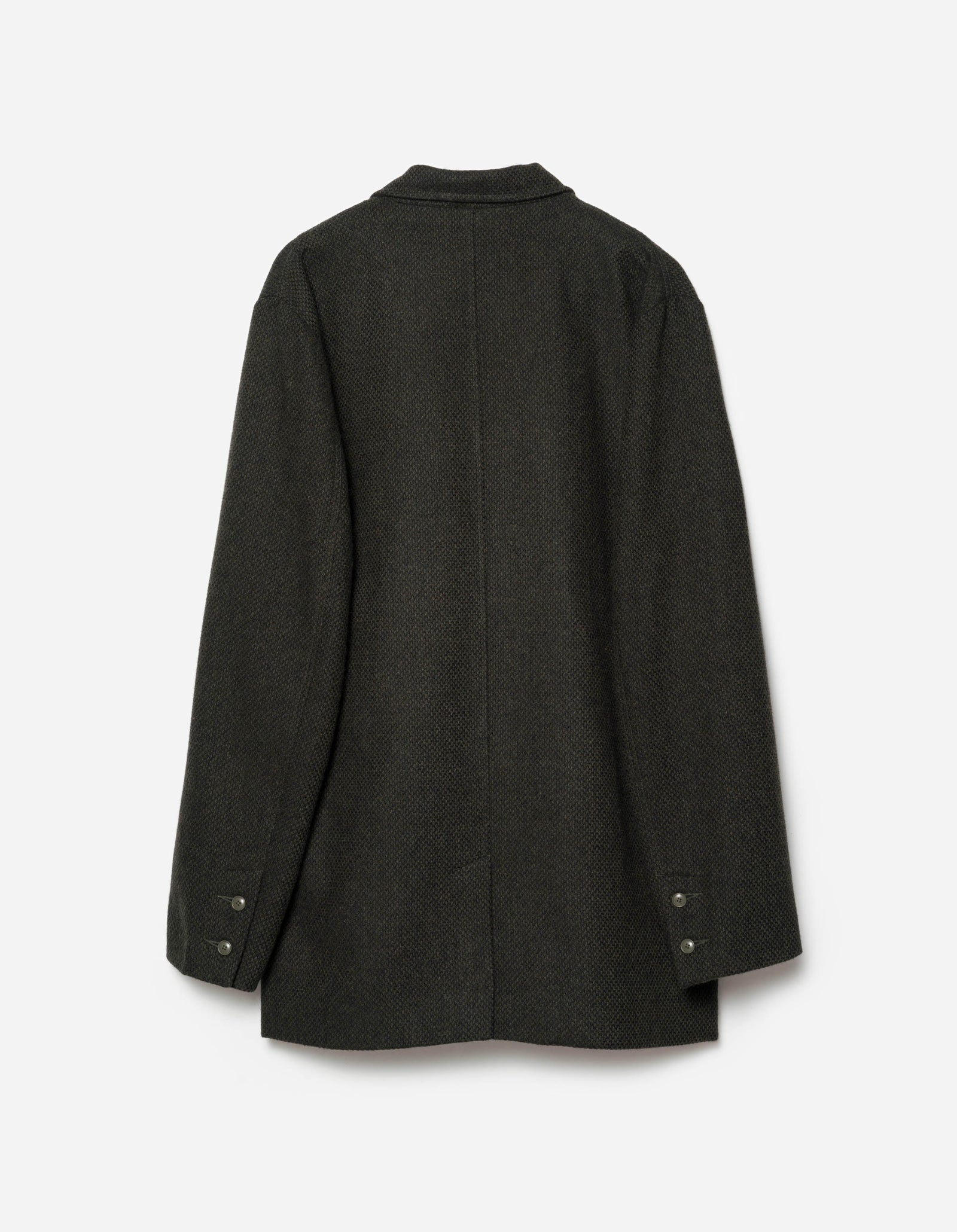 7123 Recycled Wool Kimono Blazer Olive