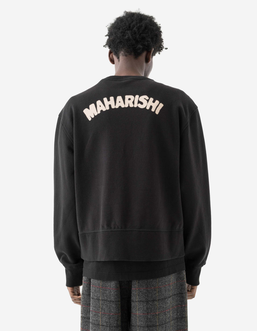 7124 Almighty Vintage Crew Sweat Black