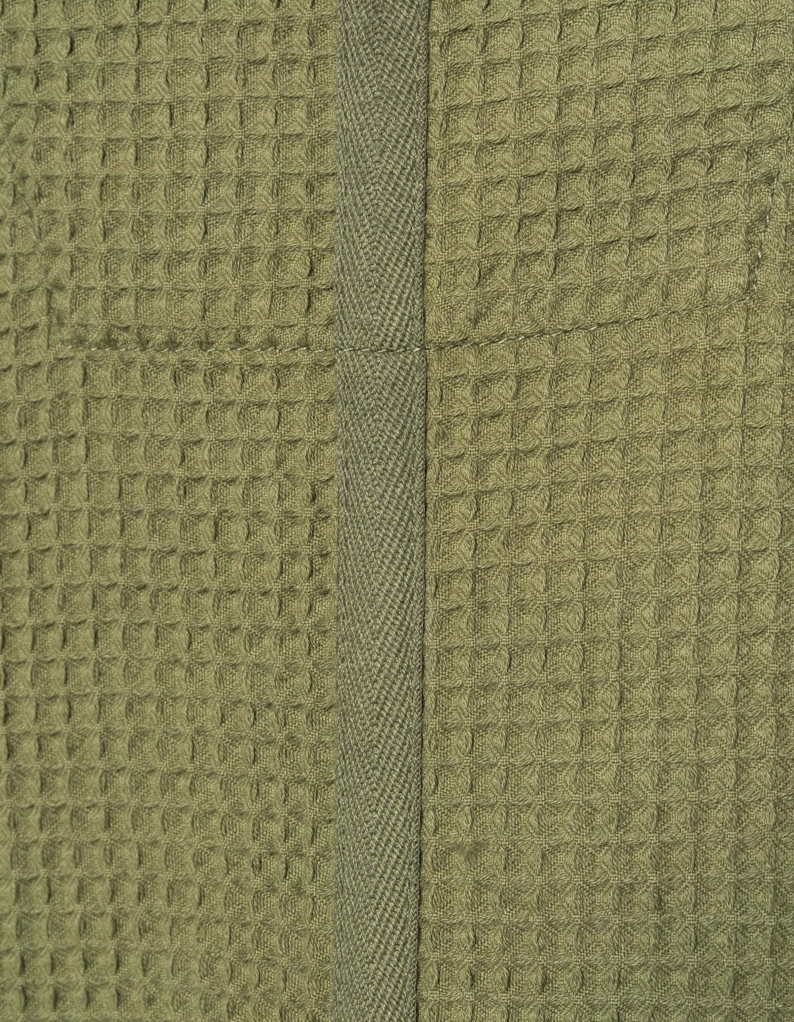 7127 Waffle Kimono T-Shirt Olive OG-107F