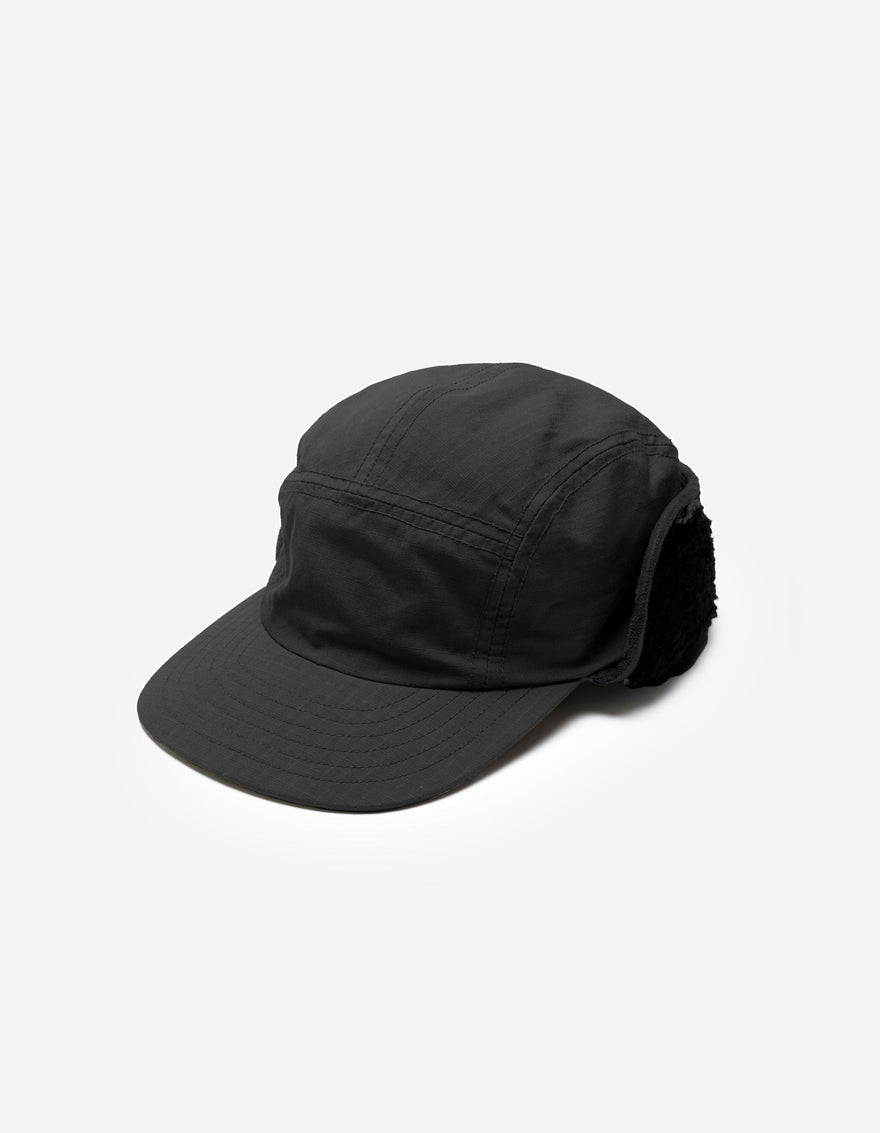 7129 Cold Weather 5 Panel Cap Black