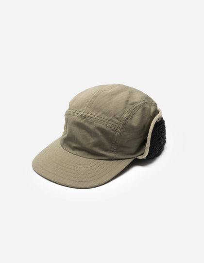 7129 Cold Weather 5 Panel Cap Olive