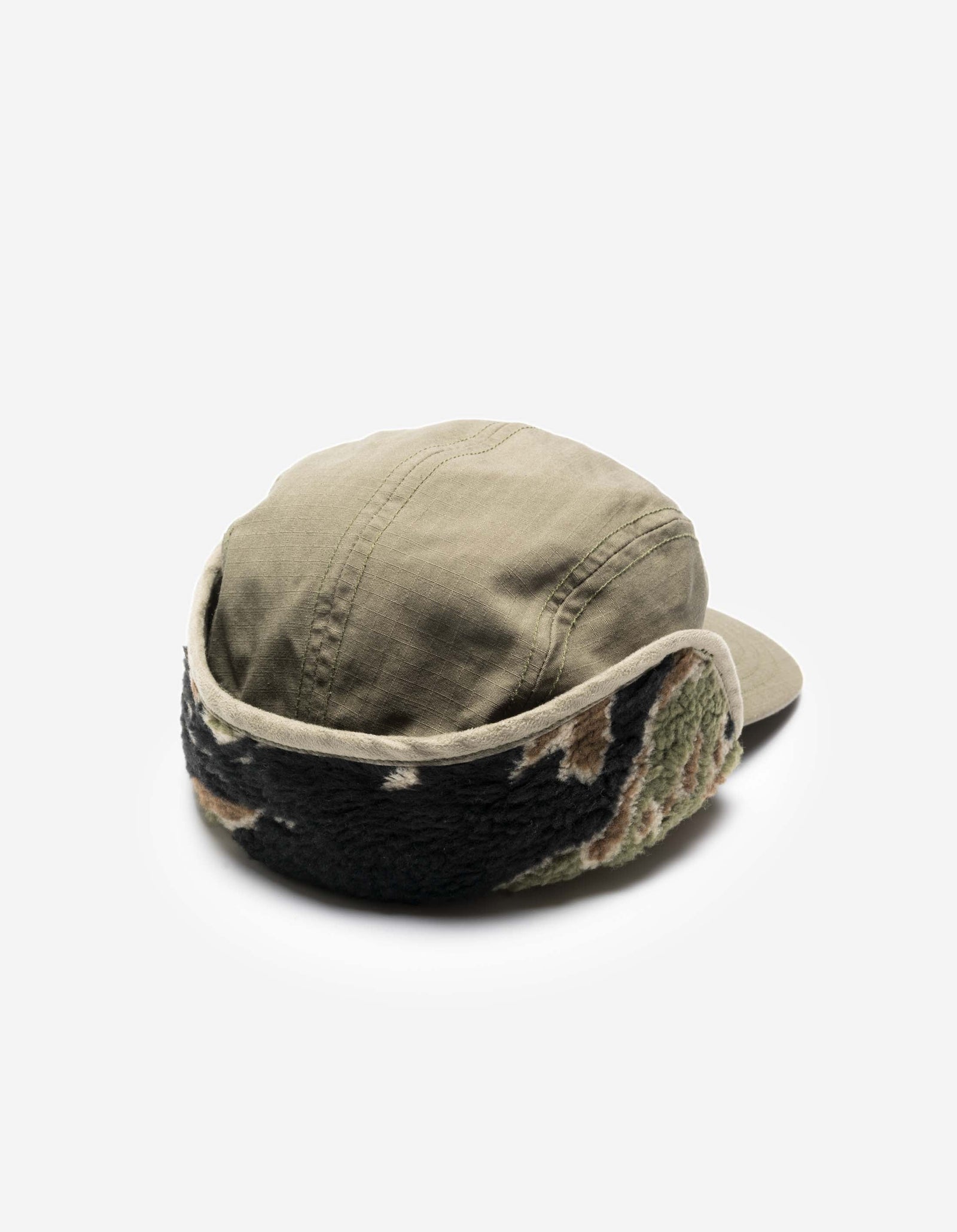 7129 Cold Weather 5 Panel Cap Olive