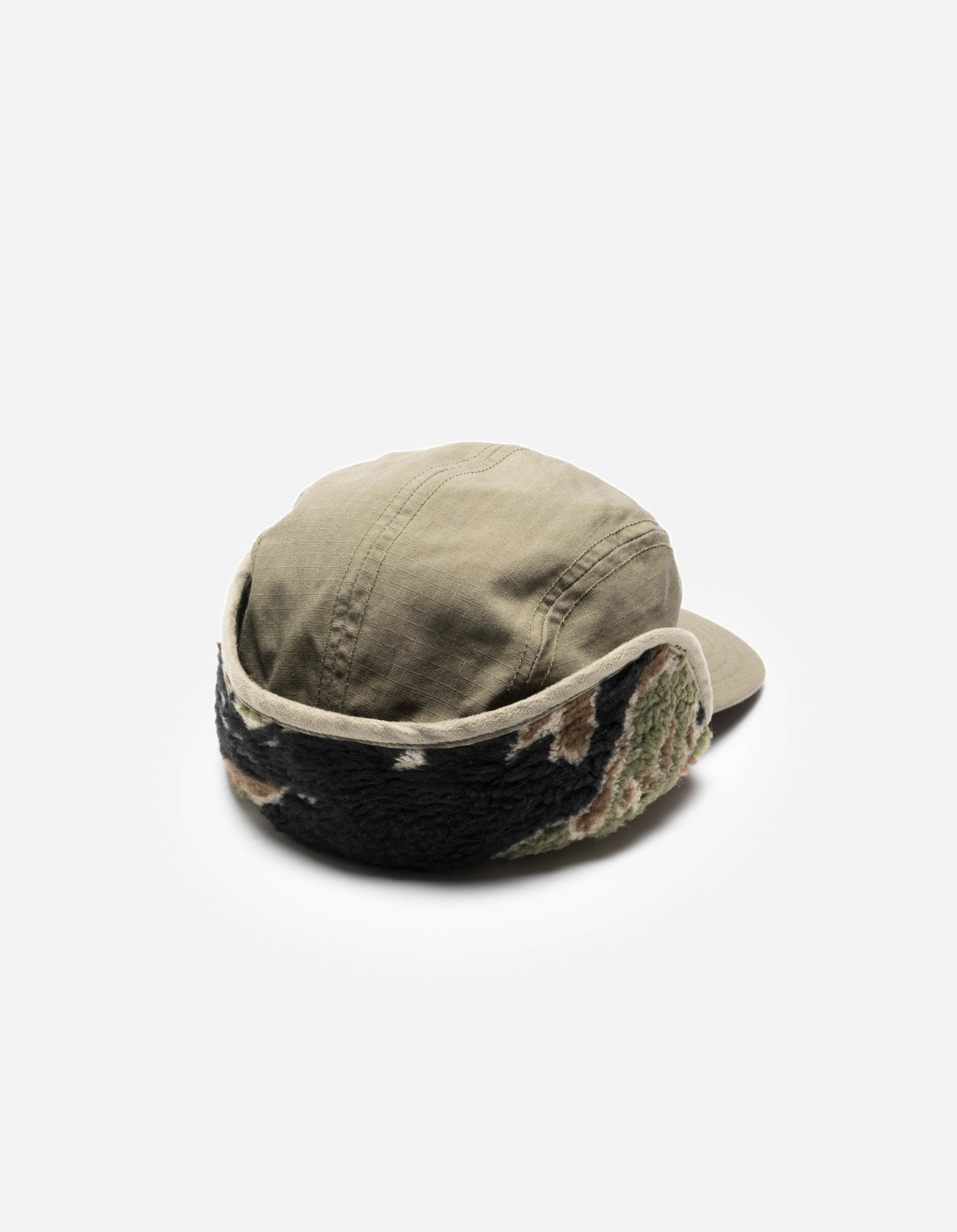 7129 Cold Weather 5 Panel Cap Olive