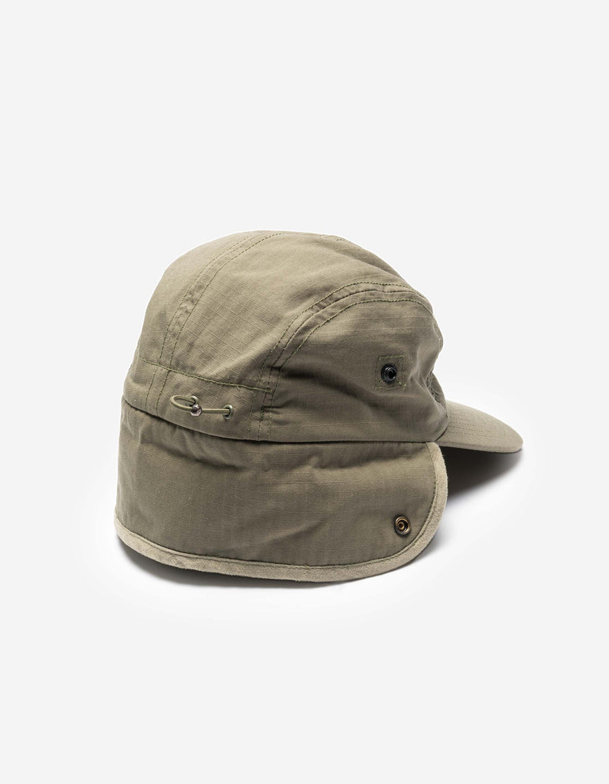 7129 Cold Weather 5 Panel Cap Olive