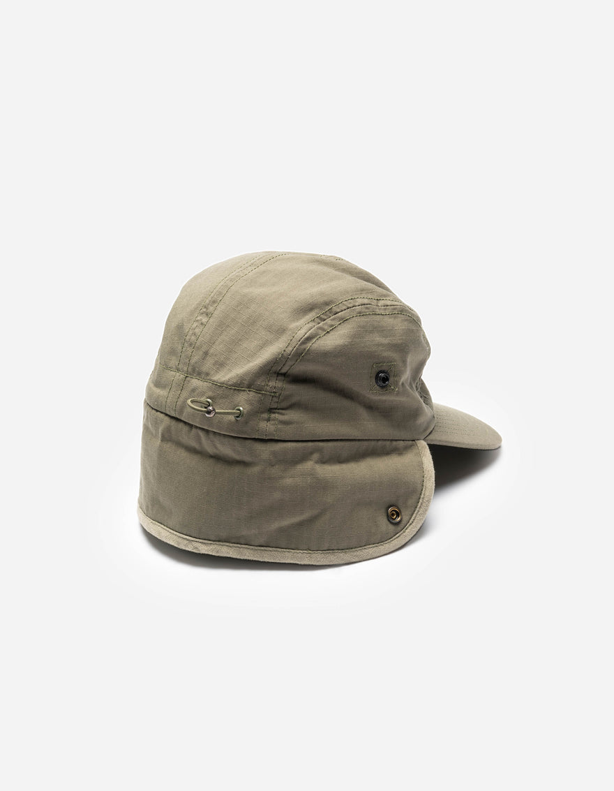 7129 Cold Weather 5 Panel Cap Olive