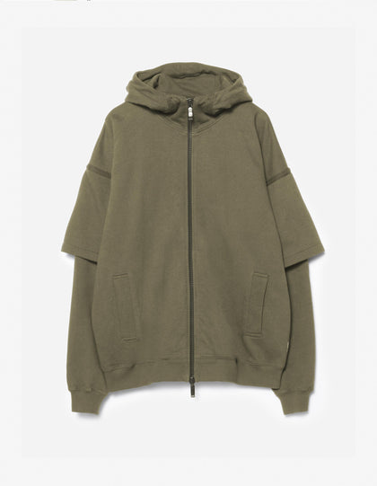 7131 Kimono Hooded Sweat Olive OG-107F