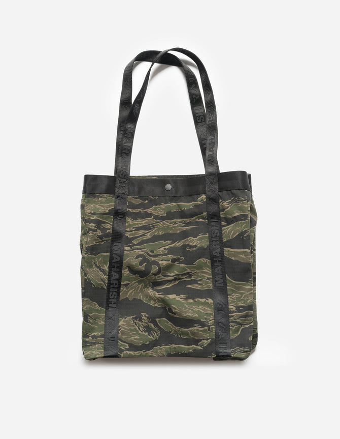 7138 Utility Tote Bag Mint Gold