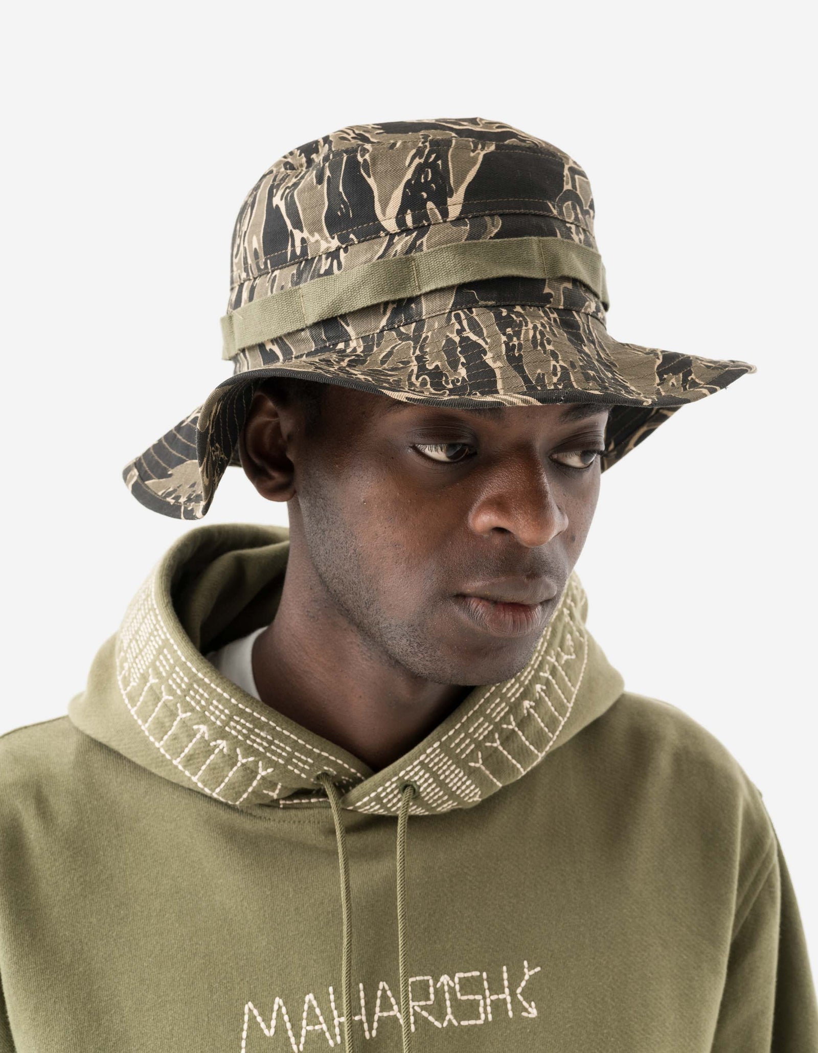 7145 Hemp Boonie Hat Mint Gold