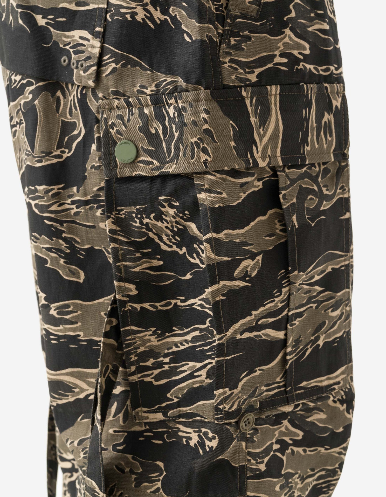 7146 Bonsai Tigerstripe Loose Snopants Mint Gold