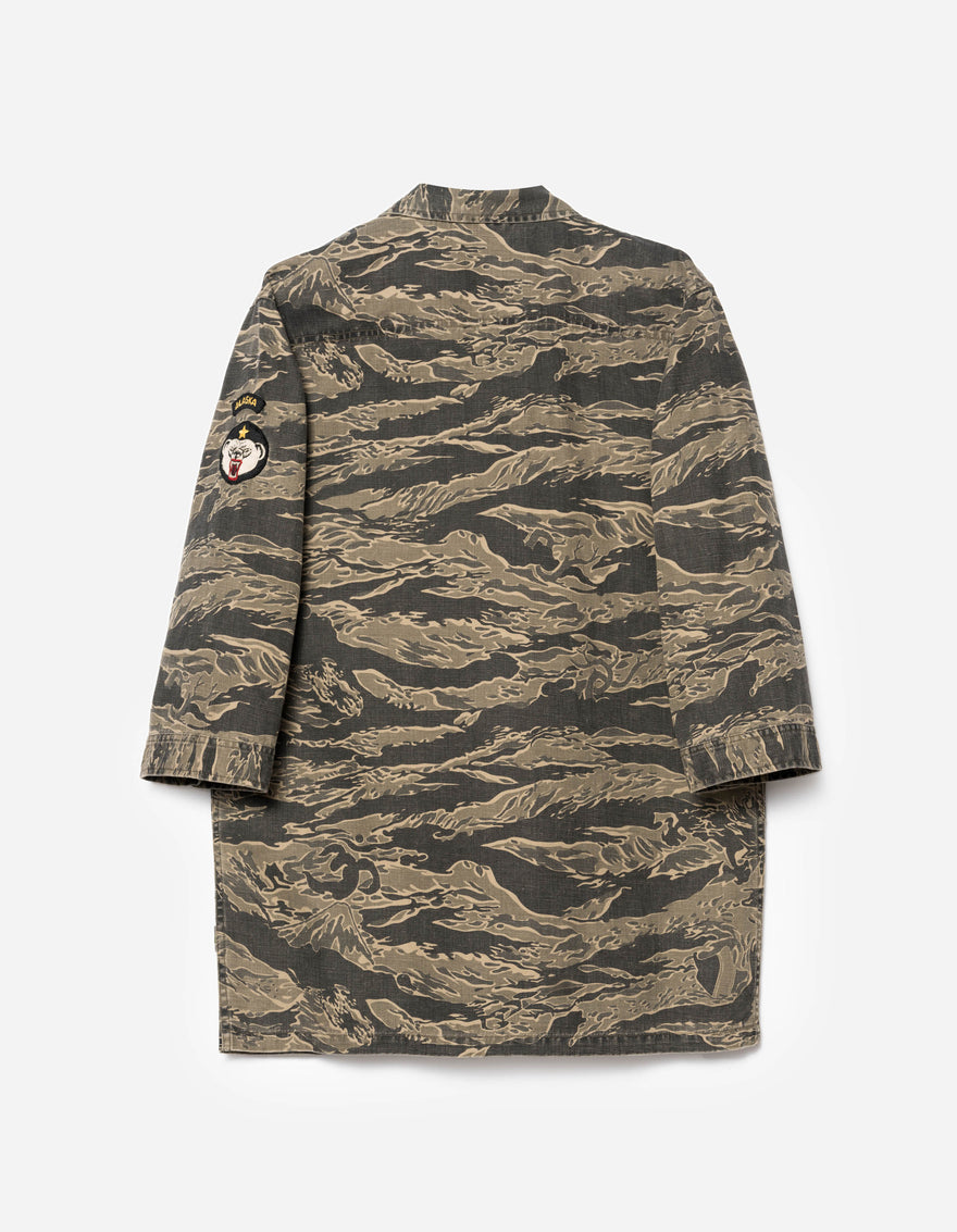 7148 Modified Jungle Shirt Mint Gold
