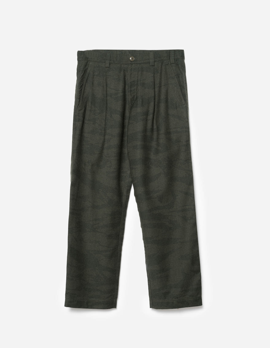 7150 Loose Wool Chino Dark Olive