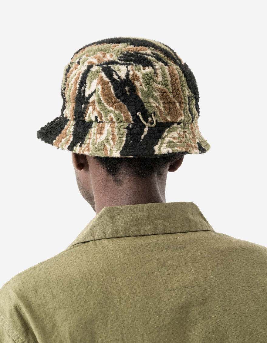 7152 Bonsai Tigerstripe Fleece Bucket Hat Mint Gold