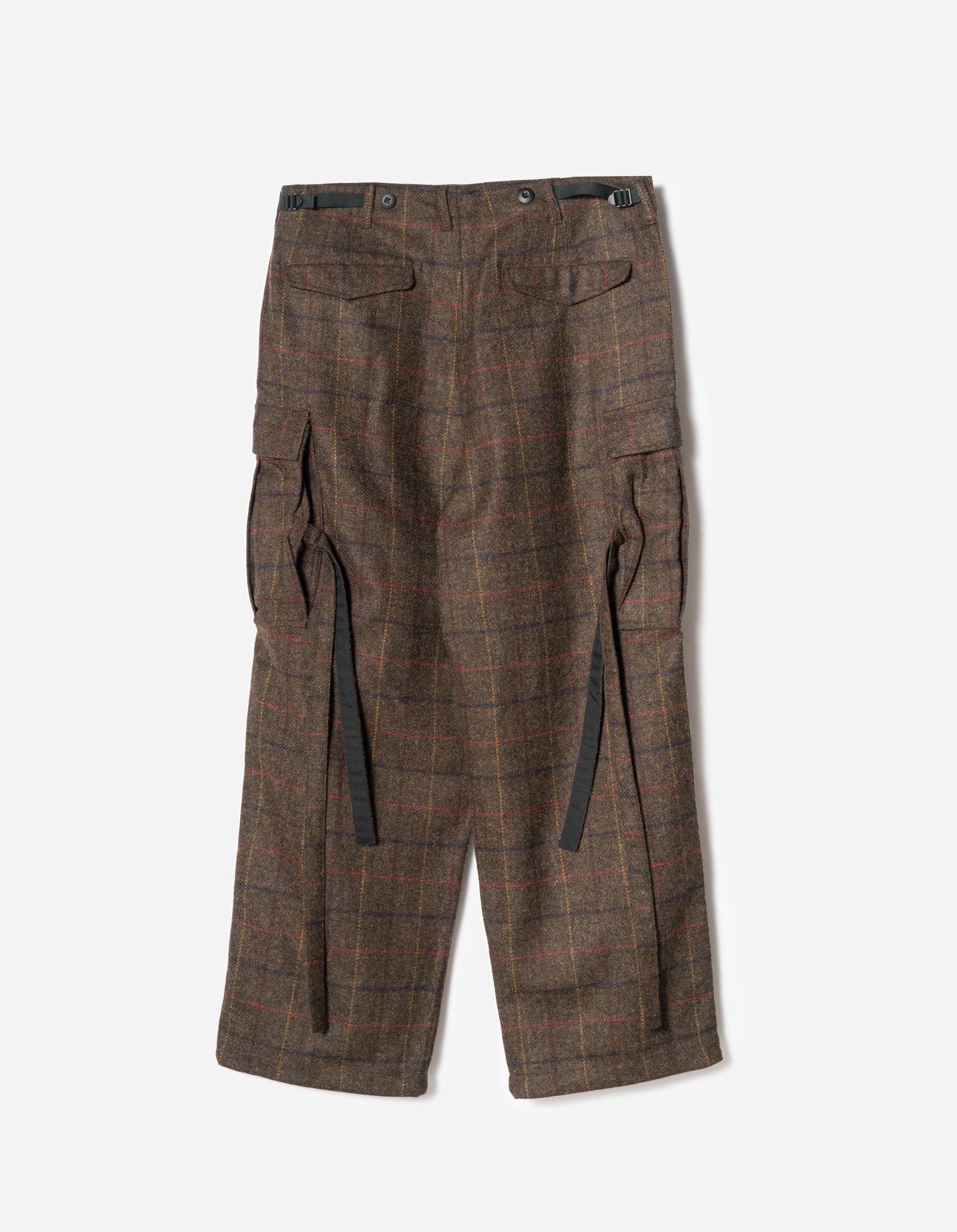 7117 Wool Check M65 Cargo Pant Brown