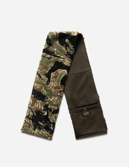 7160 Bonsai Tigerstripe Scarf Mint Gold