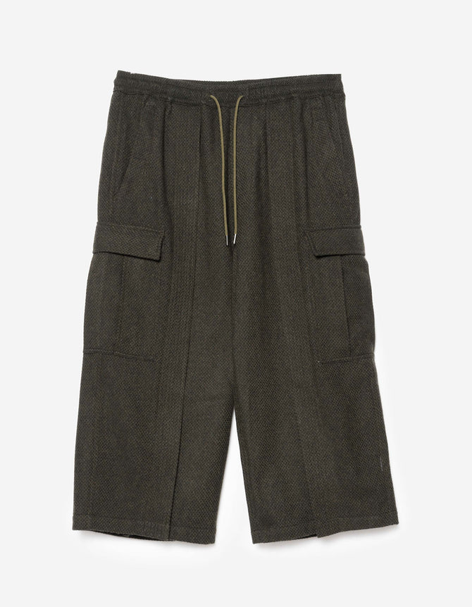 7166 Recycled Wool Cargo Hakama Olive