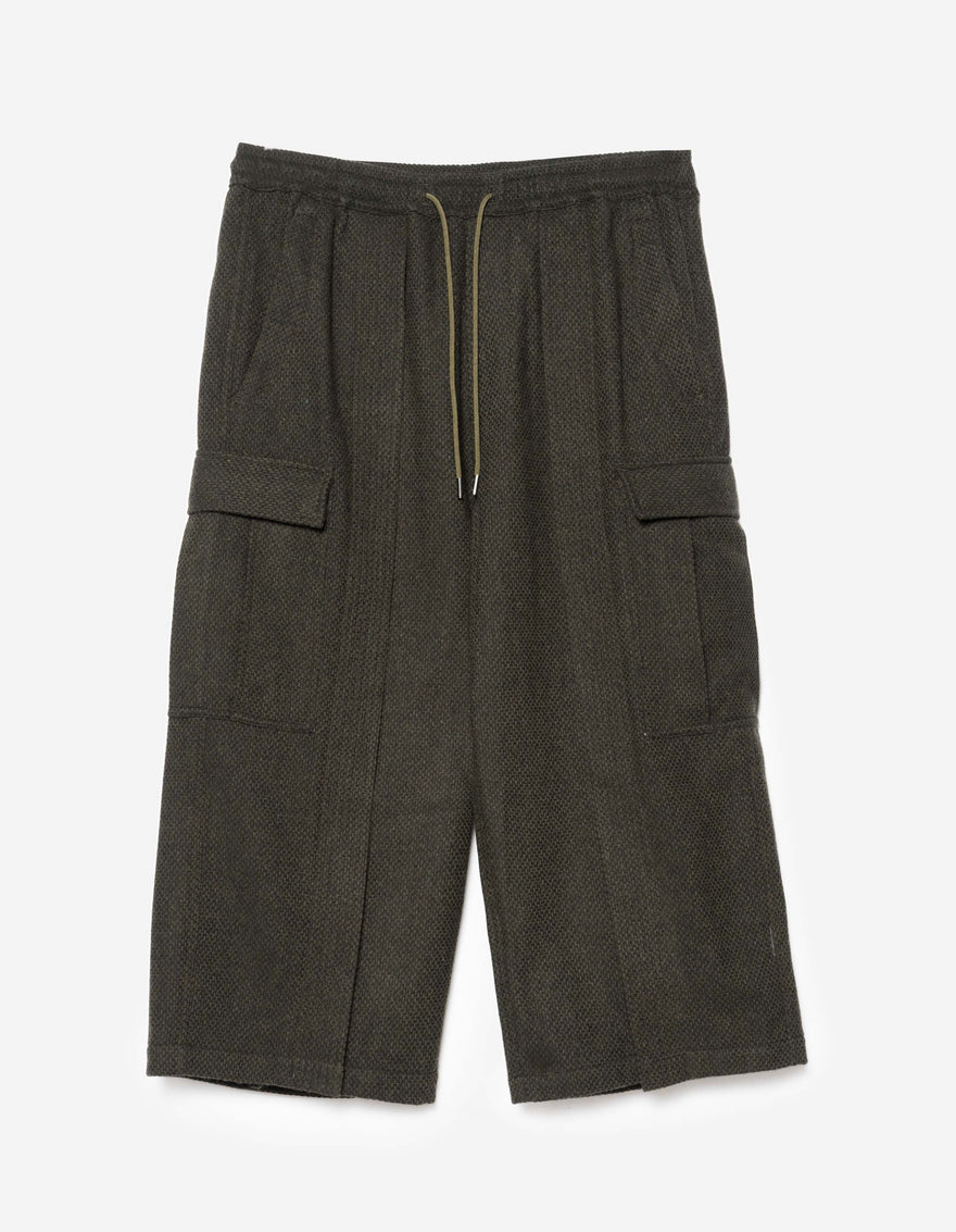 7166 Recycled Wool Cargo Hakama Olive