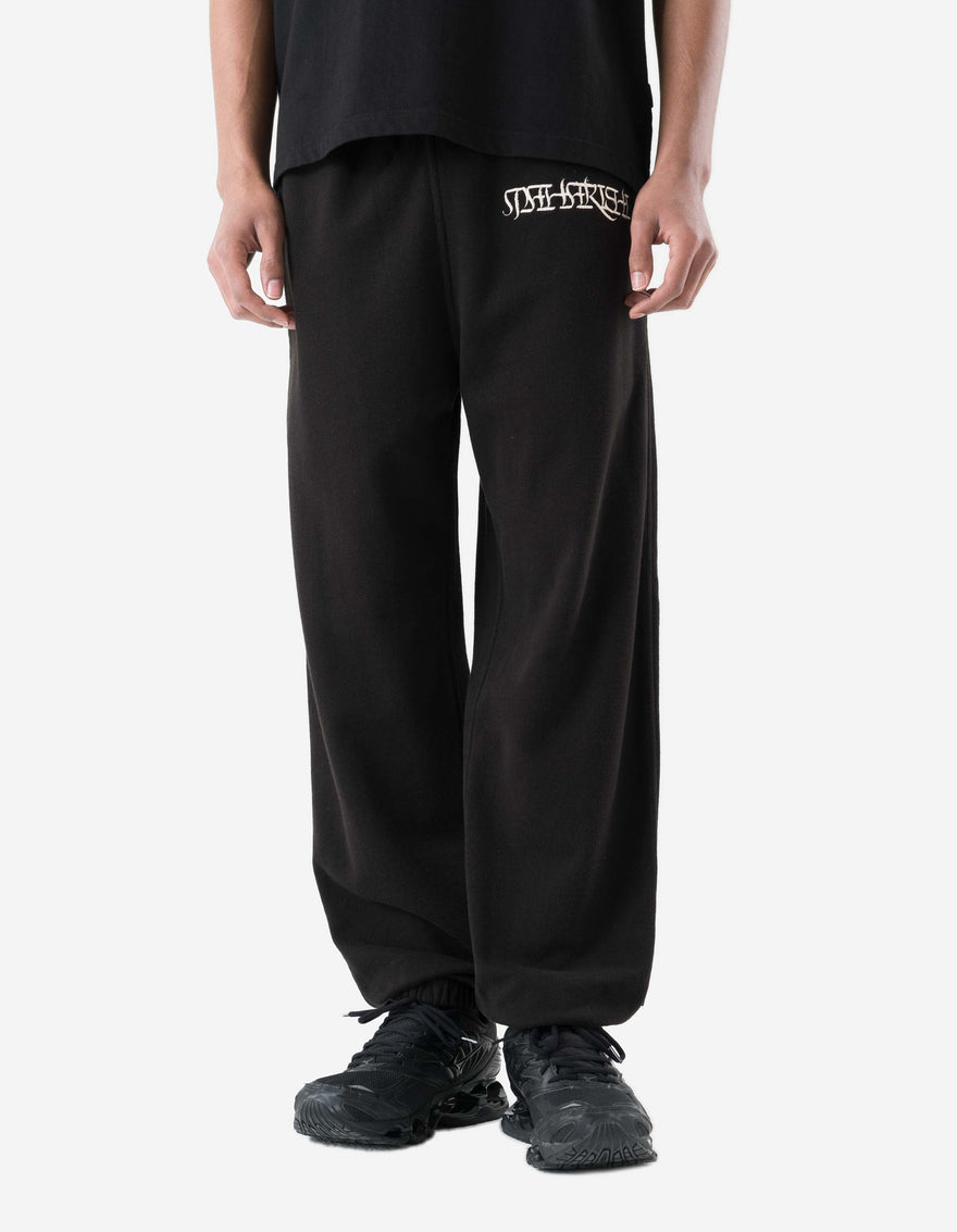 7550 Maha Script Sweatpants Black