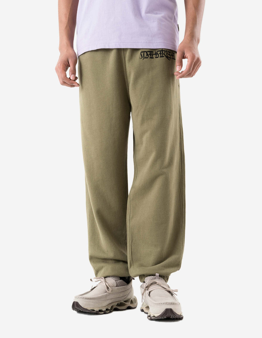 7550 Maha Script Sweatpants Olive OG-107F