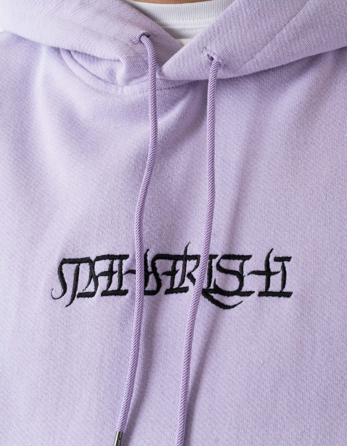 7552 Maha Script Hooded Sweat Lavender